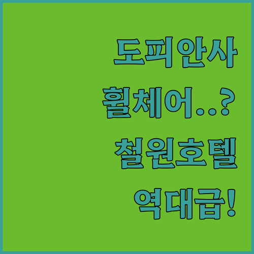 철원 도피안사 휠체어 접근 가능 여부..