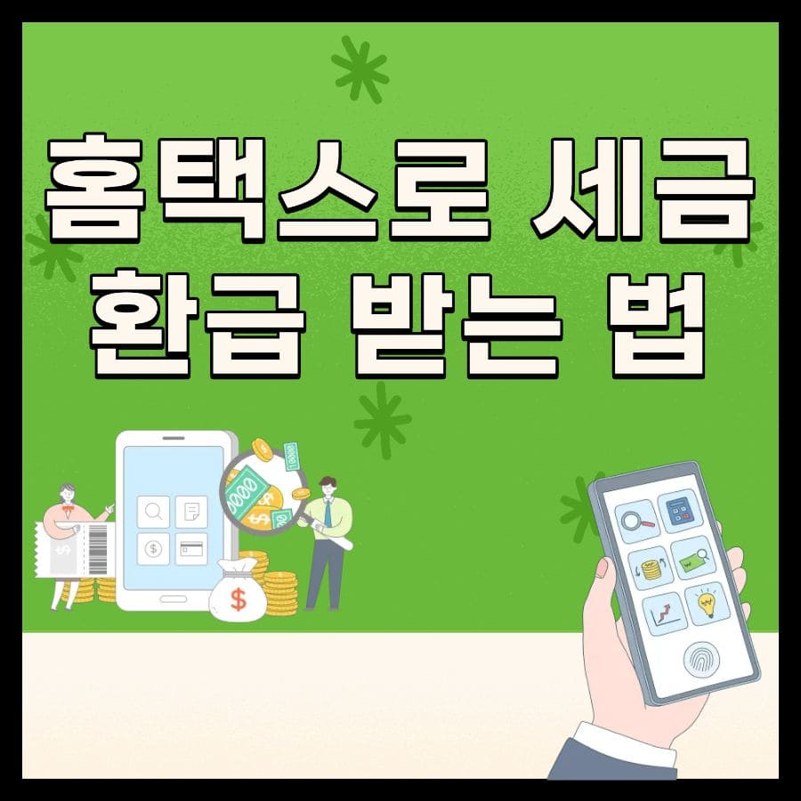 홈택스로 세금 환급 받는 법 (2025 최신 절차, 신청 방법, 입금 일정)