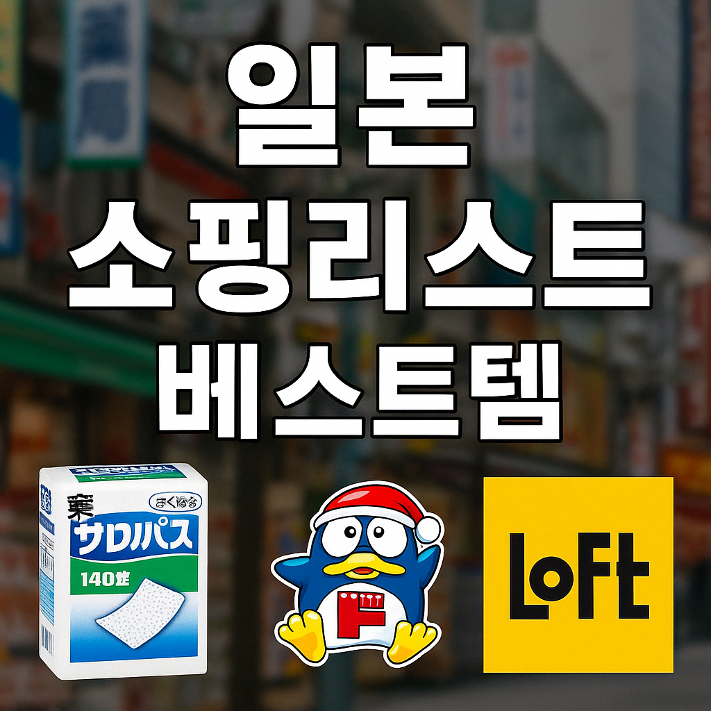 일본 여행 쇼핑 리스트