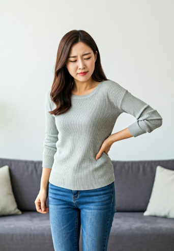 여자 왼쪽 옆구리 통증 대처 방법