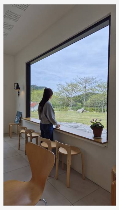 창 너머로 만나는 울릉도의 평화