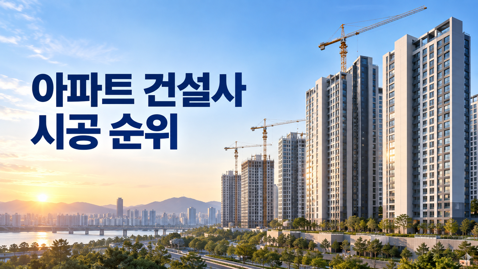 아파트 건설사 시공 순위
