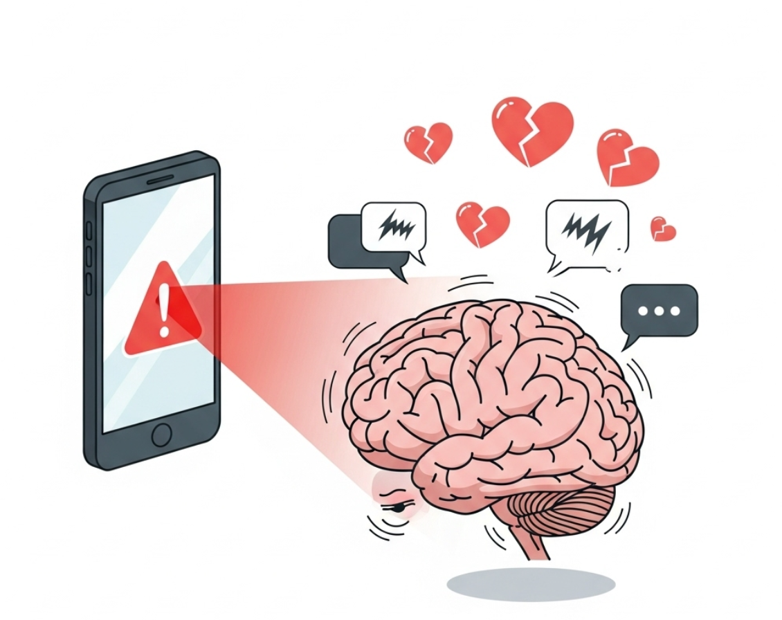 주의! 당신의 뇌는 지금 공격받고 있어요.