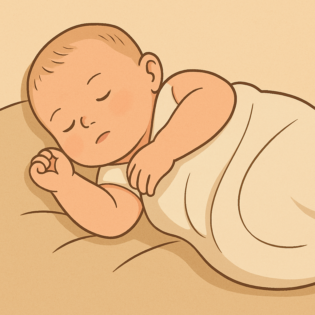신생아 잠자는 모습