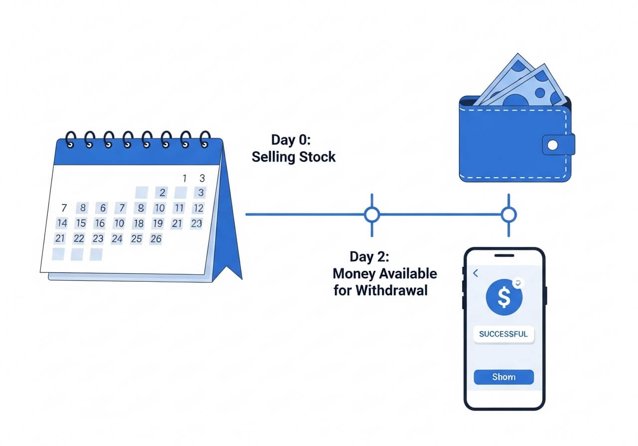 국내주식 매도후 입금