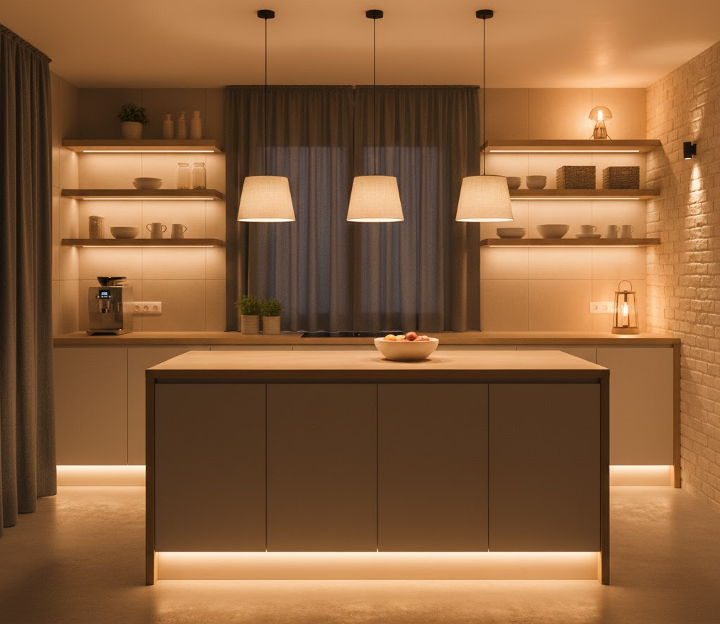 마음이 편안해지는 조명 인테리어 – 공간의 온도를 낮추는 빛의 기술