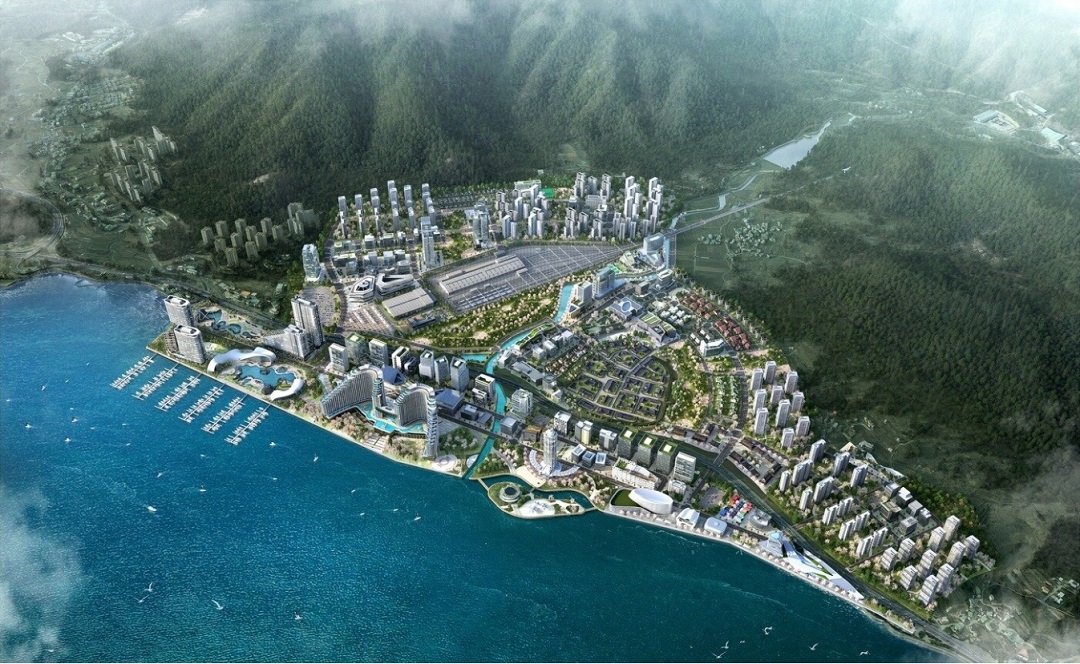 남부내륙고속철도 거제역 조감도