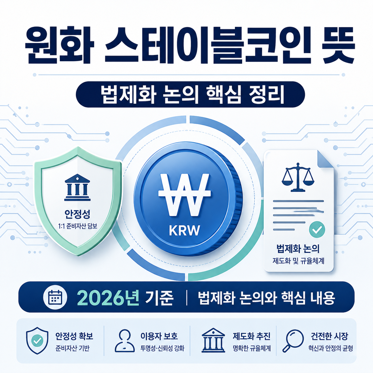 원화 스테이블코인 개념