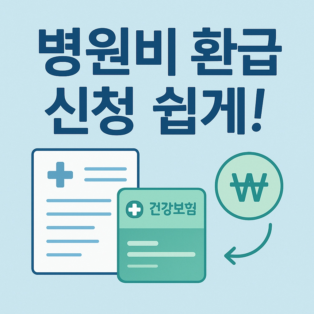 국민건강보험공단 병원비 환급 신청 절차 안내