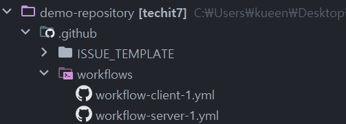 workflow 세팅