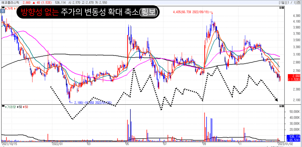 방향성 없는 주가 변동성 확대 (횡보)