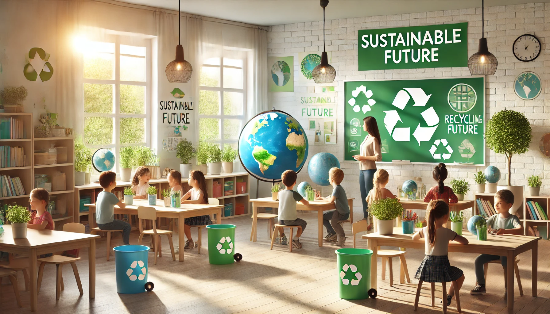 교실 속 지속가능발전교육 장면