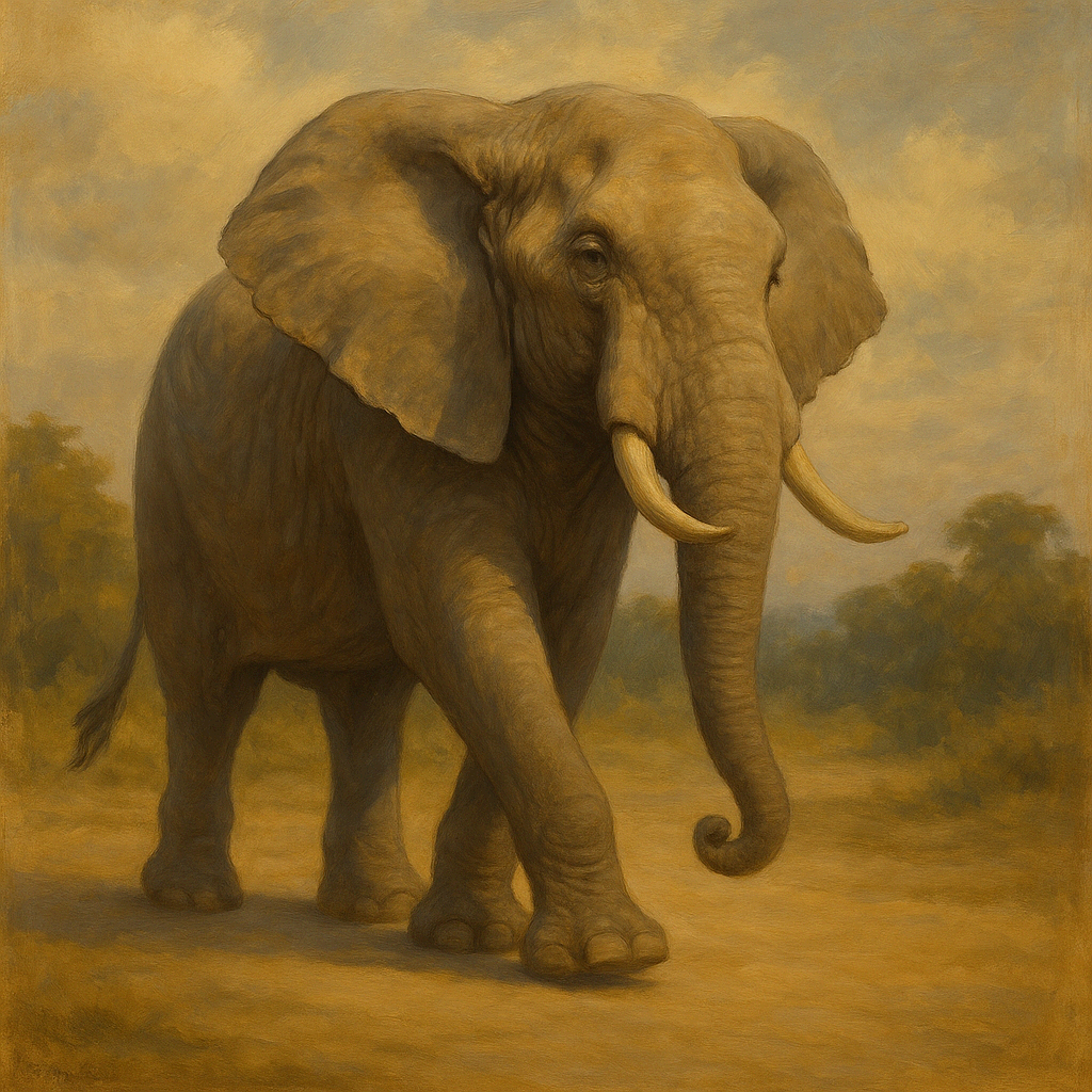 ⑤ 코끼리 (L’Éléphant)|무거운 왈츠의 유머