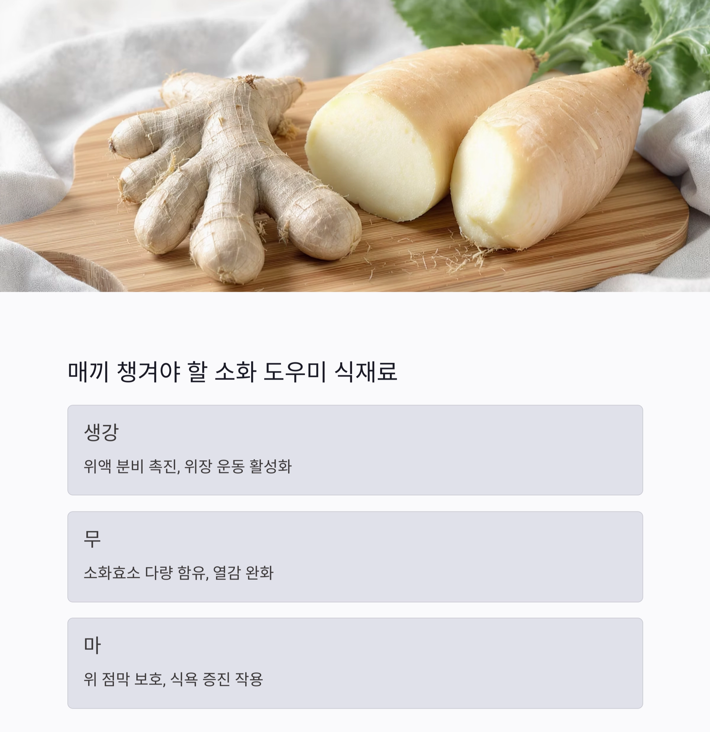 더위에 지친 속을 살리는 여름철 소화불량 개선 식단