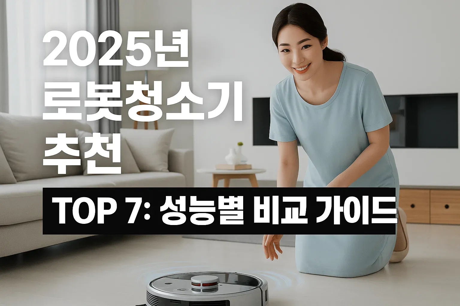 가정용 로봇청소기 추천 2025: 가격 대비 성능 분석