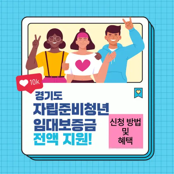 경기도 자립준비청년 임대보증금 전액 지원