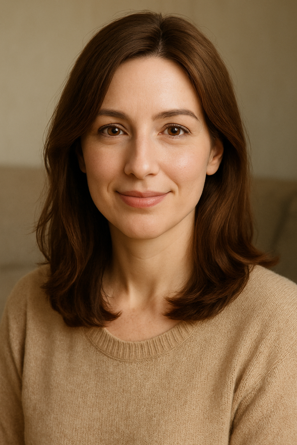 챗GPT에 강아지 사진 올려봤더니… 사람이 됐어요, 이 강아지를 성숙한 여성 캐릭터로 변환해줘.