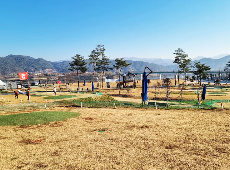 양구파크골프장 (한반도섬 파크골프장) 강원도 양구군 양구읍 동수리 334-17