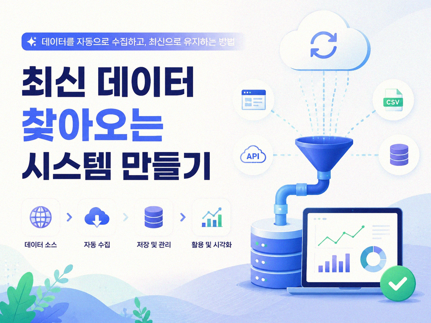 생활비 통계표, 매번 찾지 않고 자동 업데이트하는 법