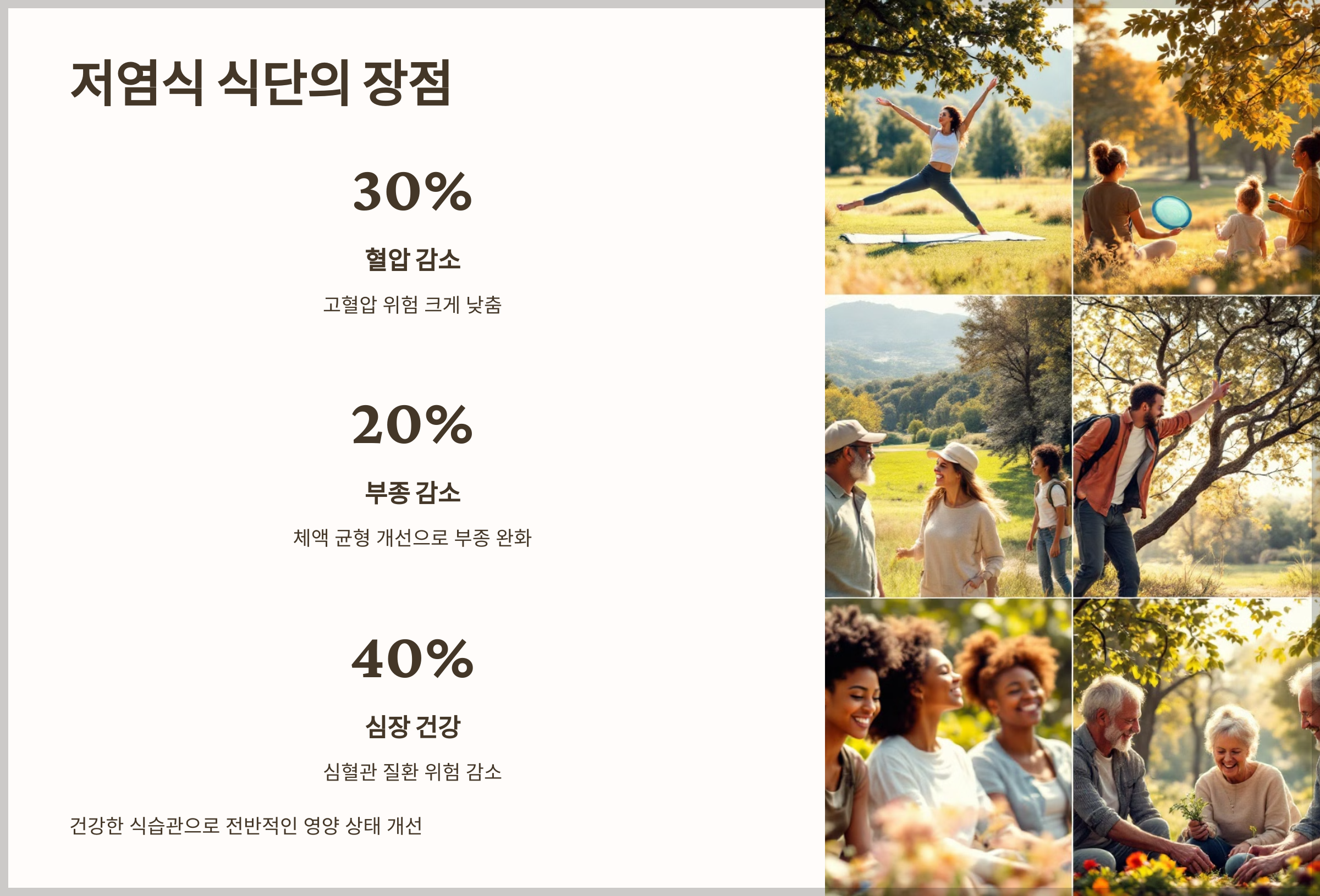 저염식 식단의 필요성과 효과적인 레시피