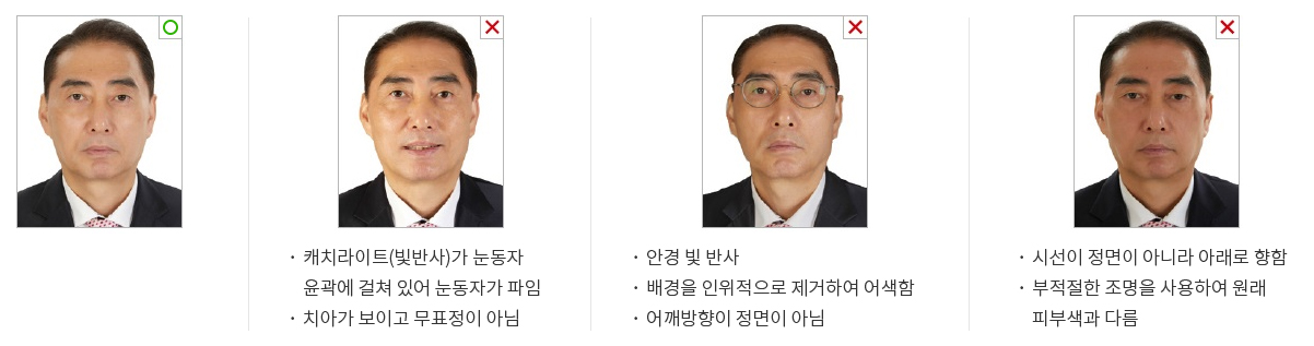 여권사진 규정 (여권 갱신 준비물)