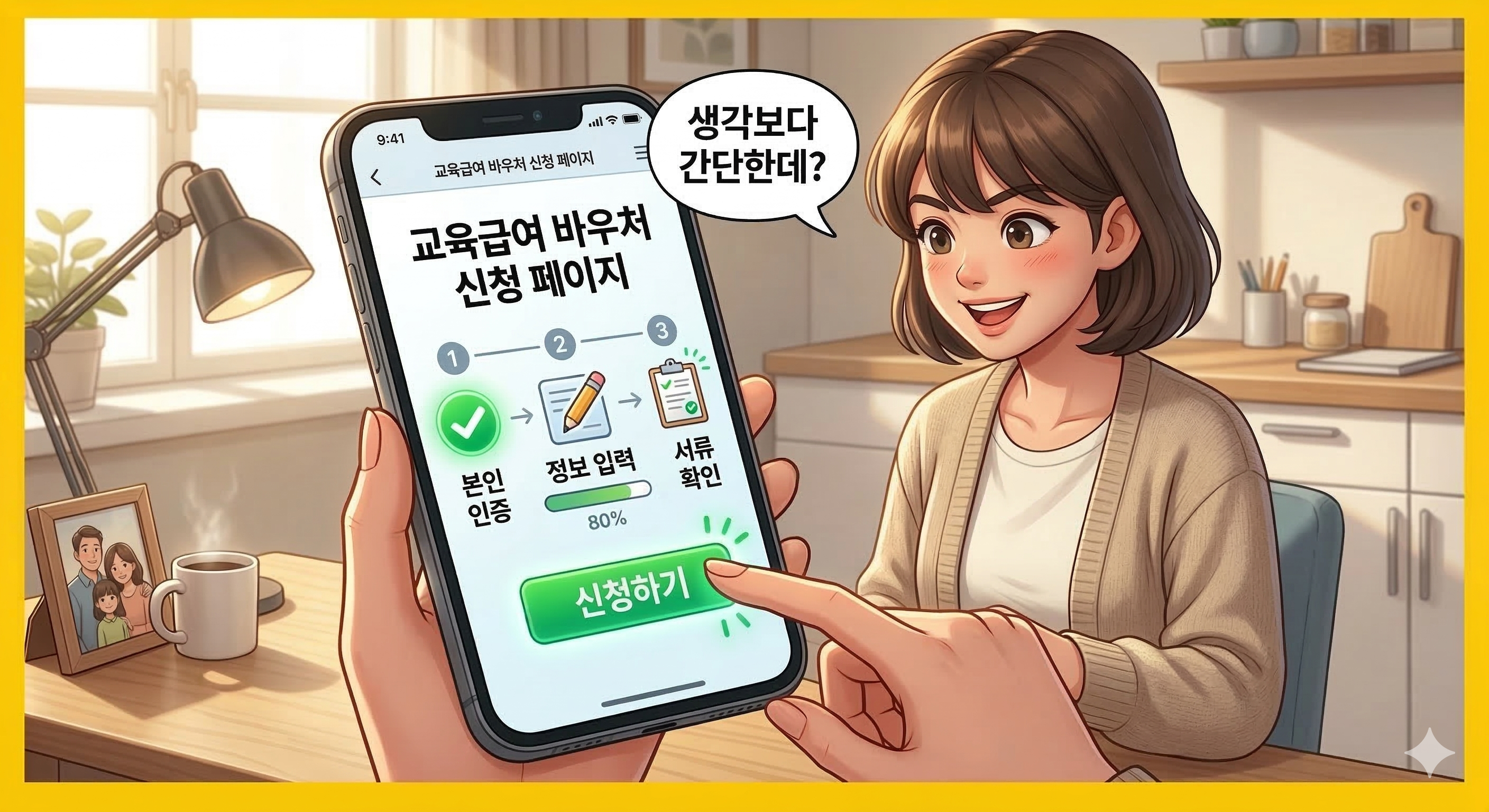 자녀 교육비 정부 지원 제도 교육급여바우처 신청하기