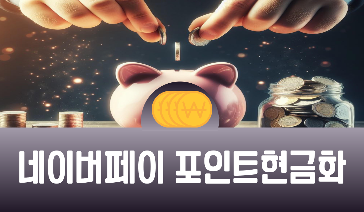 네이버페이 포인트 현금화