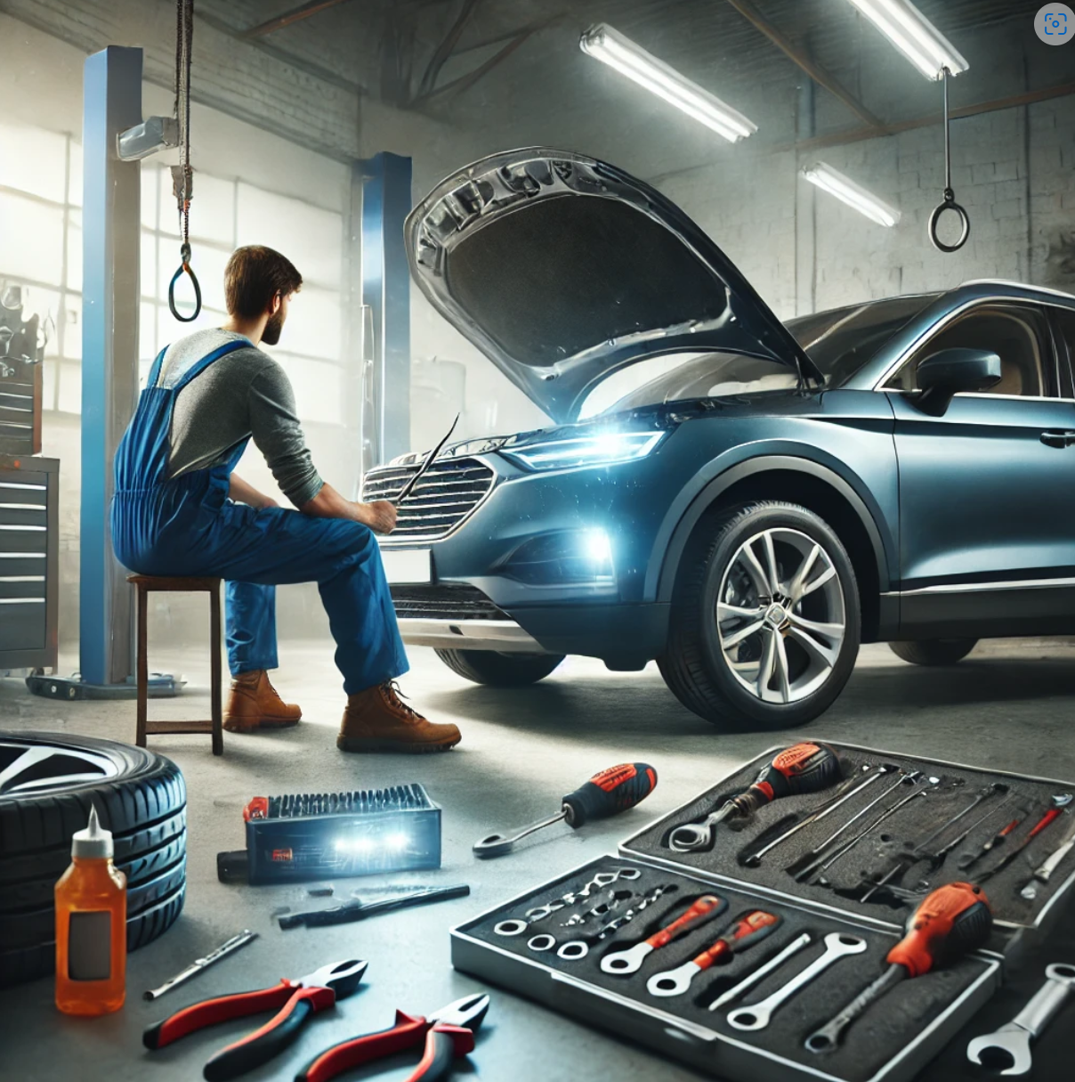 자동차 정비 관련 사진