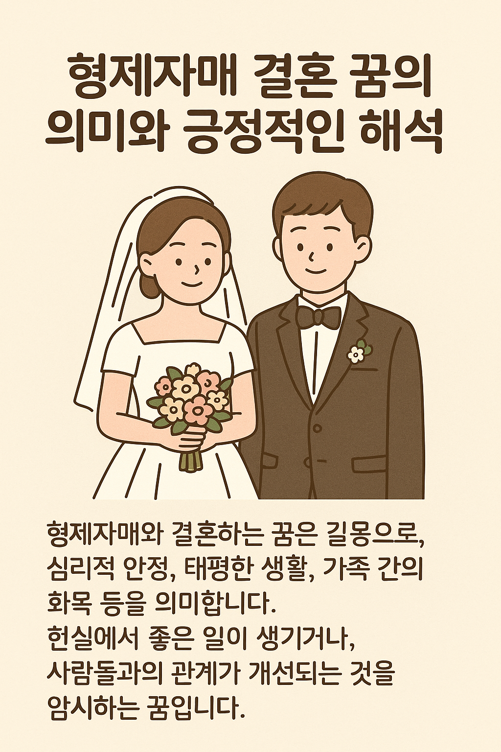 형제자매 결혼 꿈