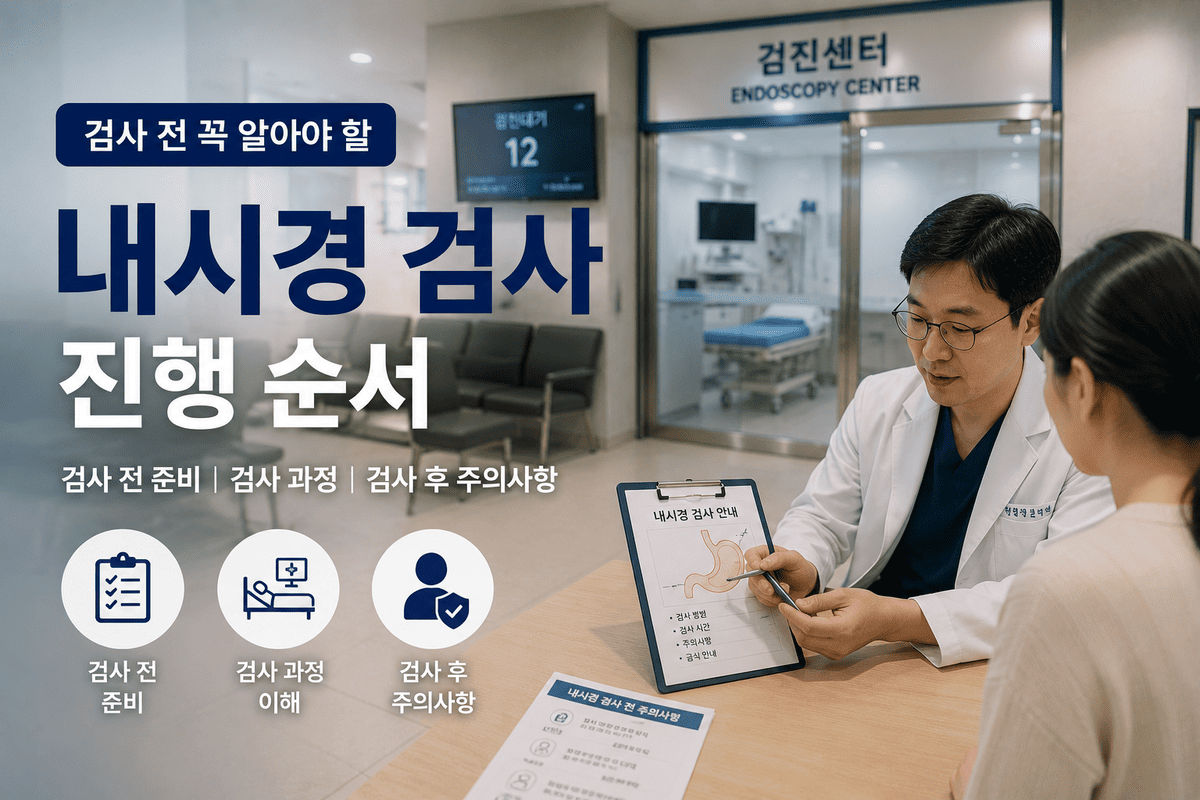 내시경 검사 진행순서