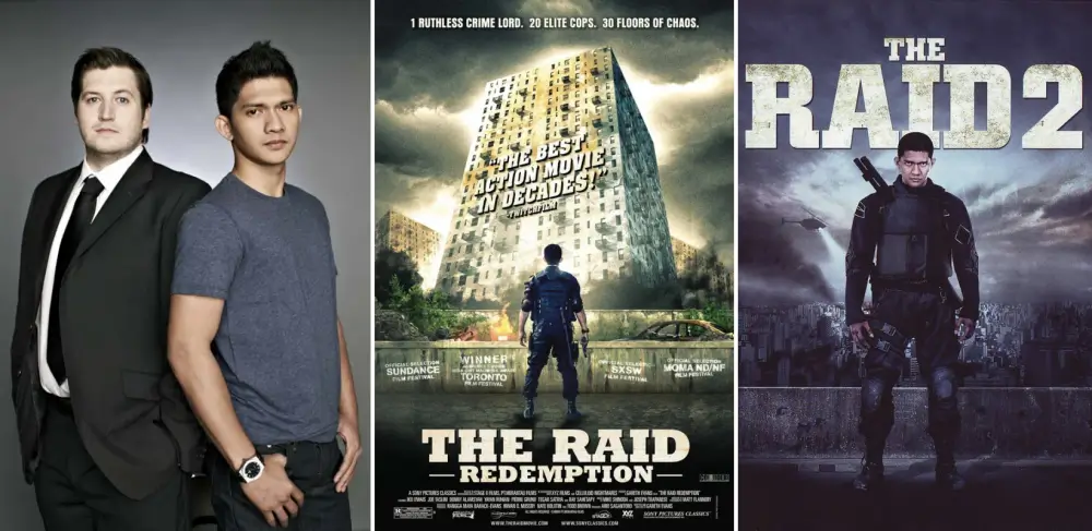 레이드 2의 가렛 에반스 감독과 배우 이코 우웨이스