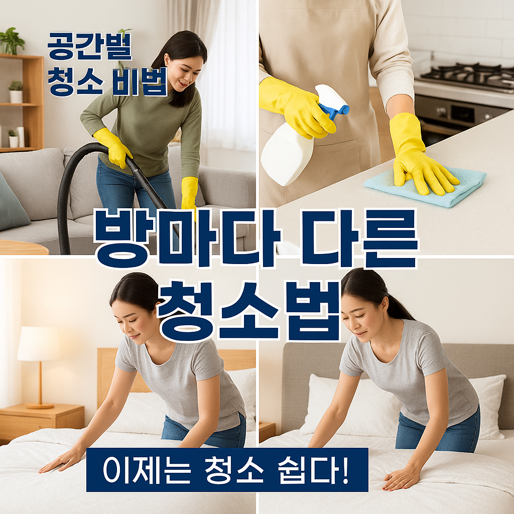 [2편] 방마다 다른 청소법! 집안 구석구석 깨끗하게