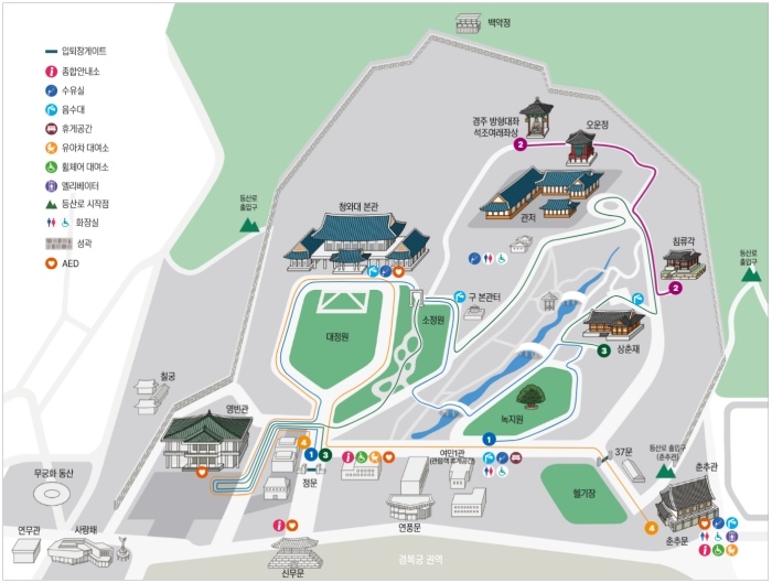 청와대 문화 유산 코스