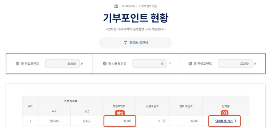 고향사랑 기부제