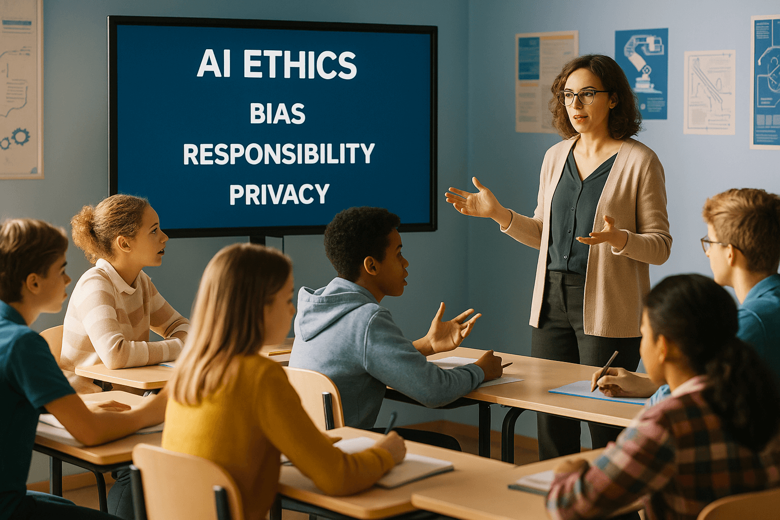 2025년 AI 교육 교과서 속 윤리 가이드 변화