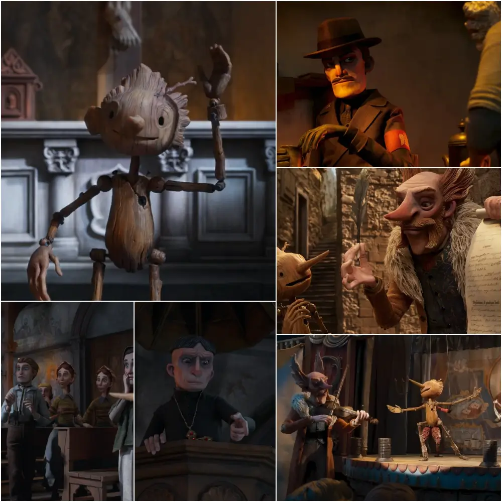 처음 피노키오 등장에 환영받지 못한 장면들