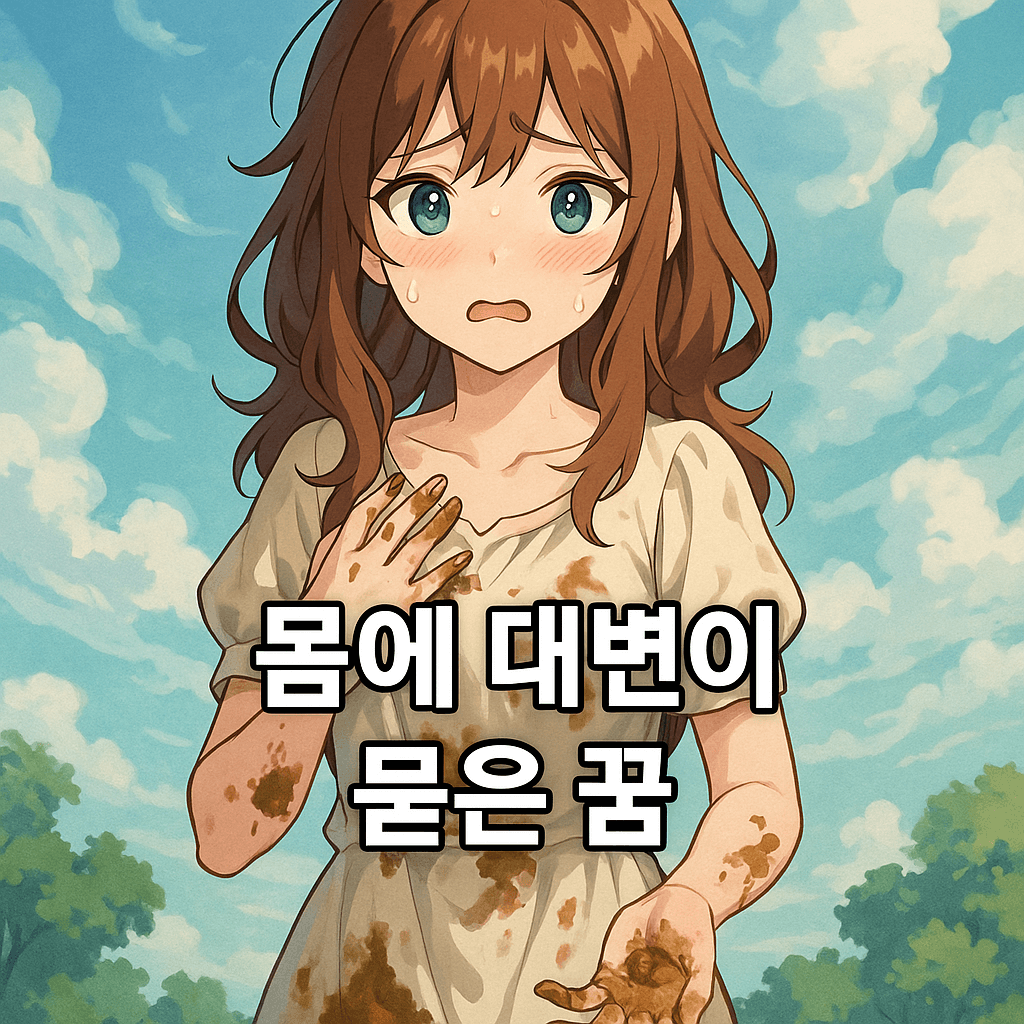 몸에 대변이 묻은 꿈