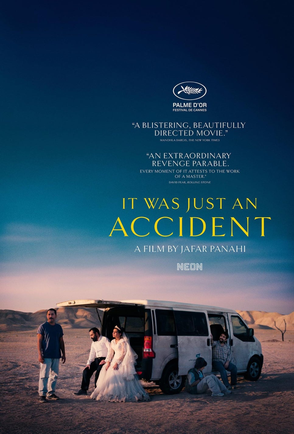 Just an Accident, winner of the Palme d'Or at the 78th Cannes Film Festival