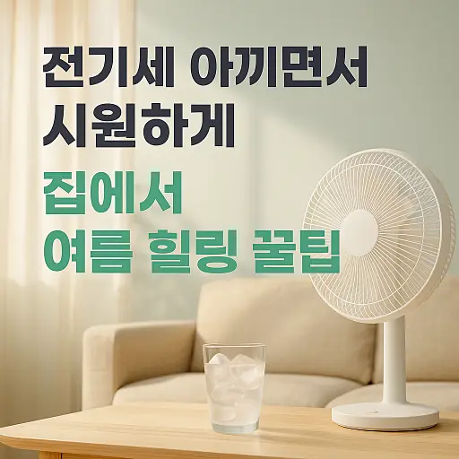 여름 힐링은 우리 집에서 시작된다