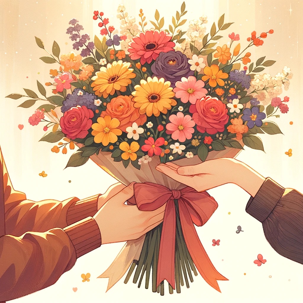 생일 축하 꽃