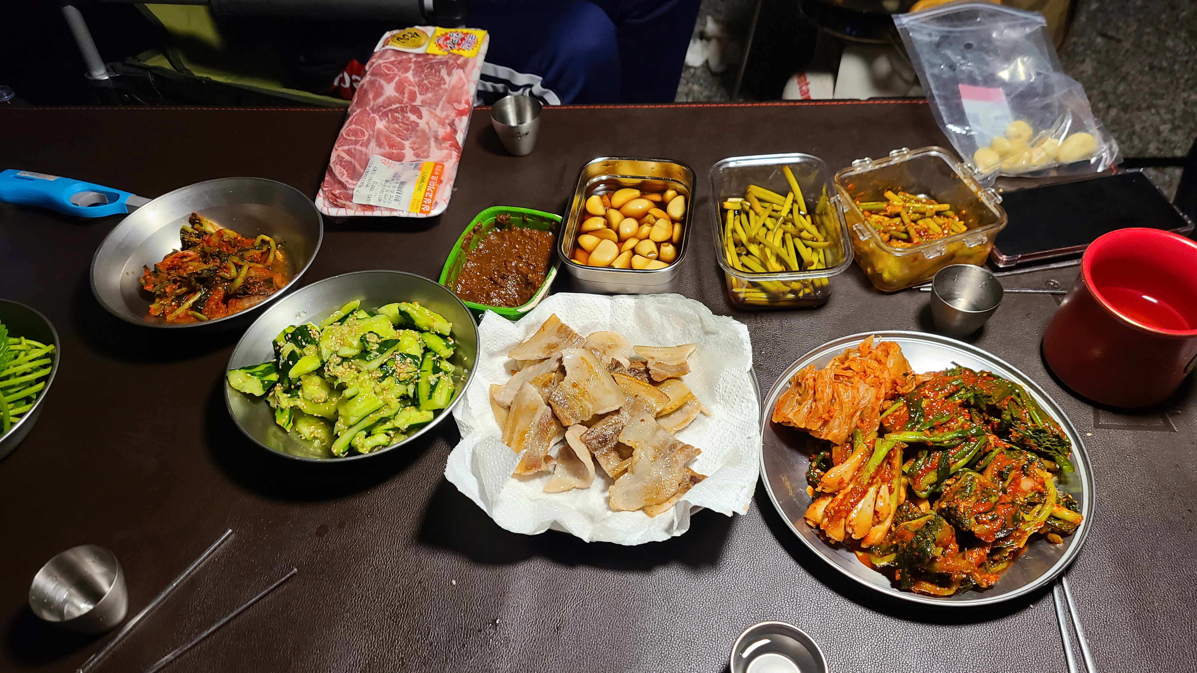 산중 숲속 오토캠핑장