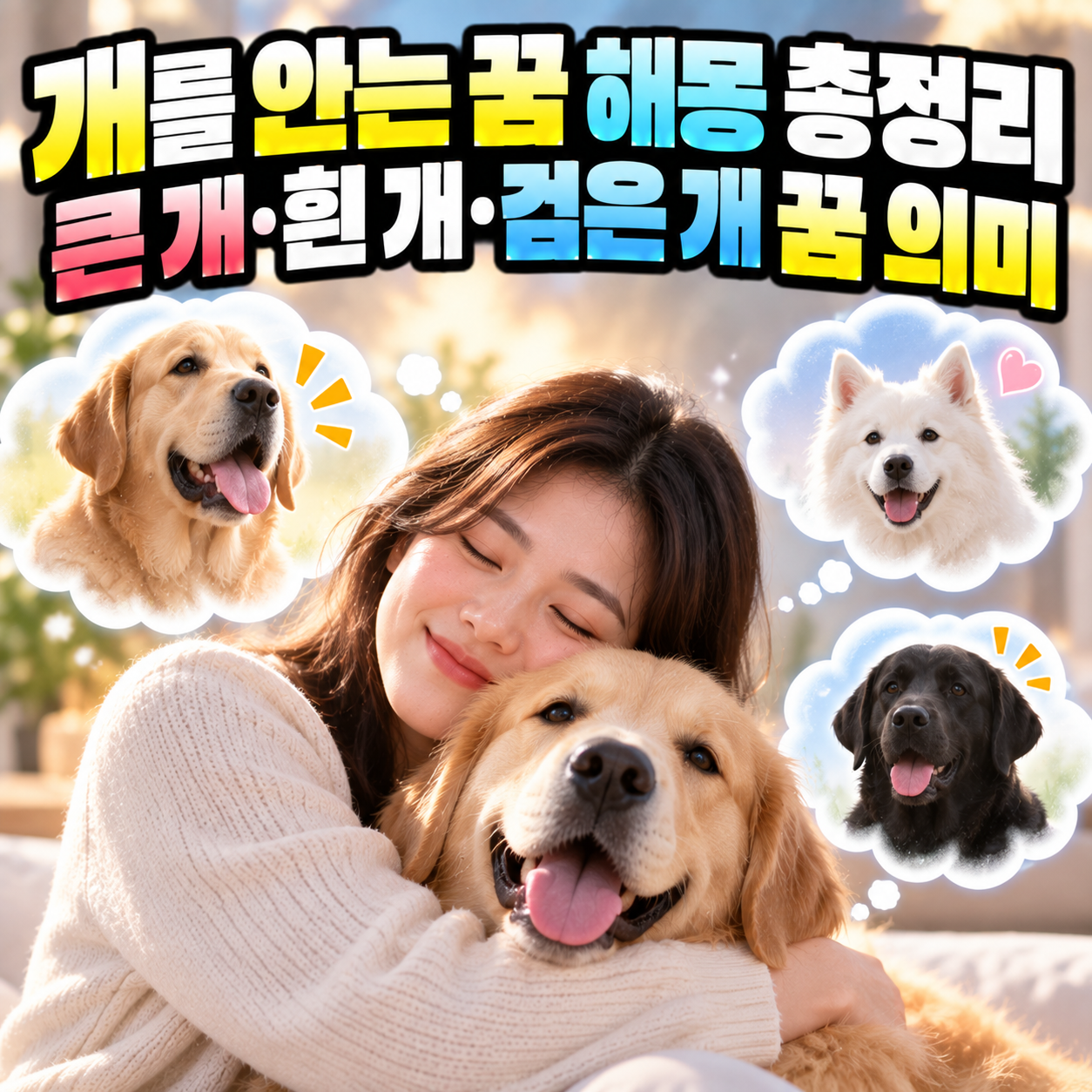 개를 안는 꿈