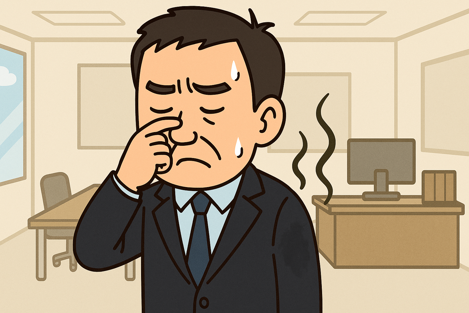 40대 남성 냄새 - 사진