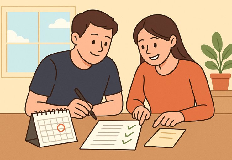 임신준비를 하는 부부