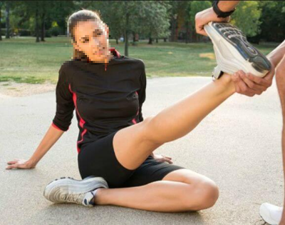 발에 쥐가 났을때