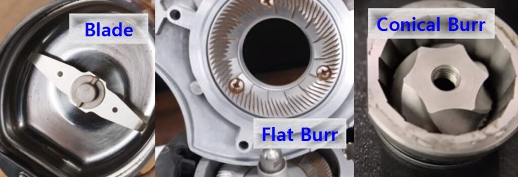 전동 커피 그라인더 고르는법 블레이드 버 방식 비교