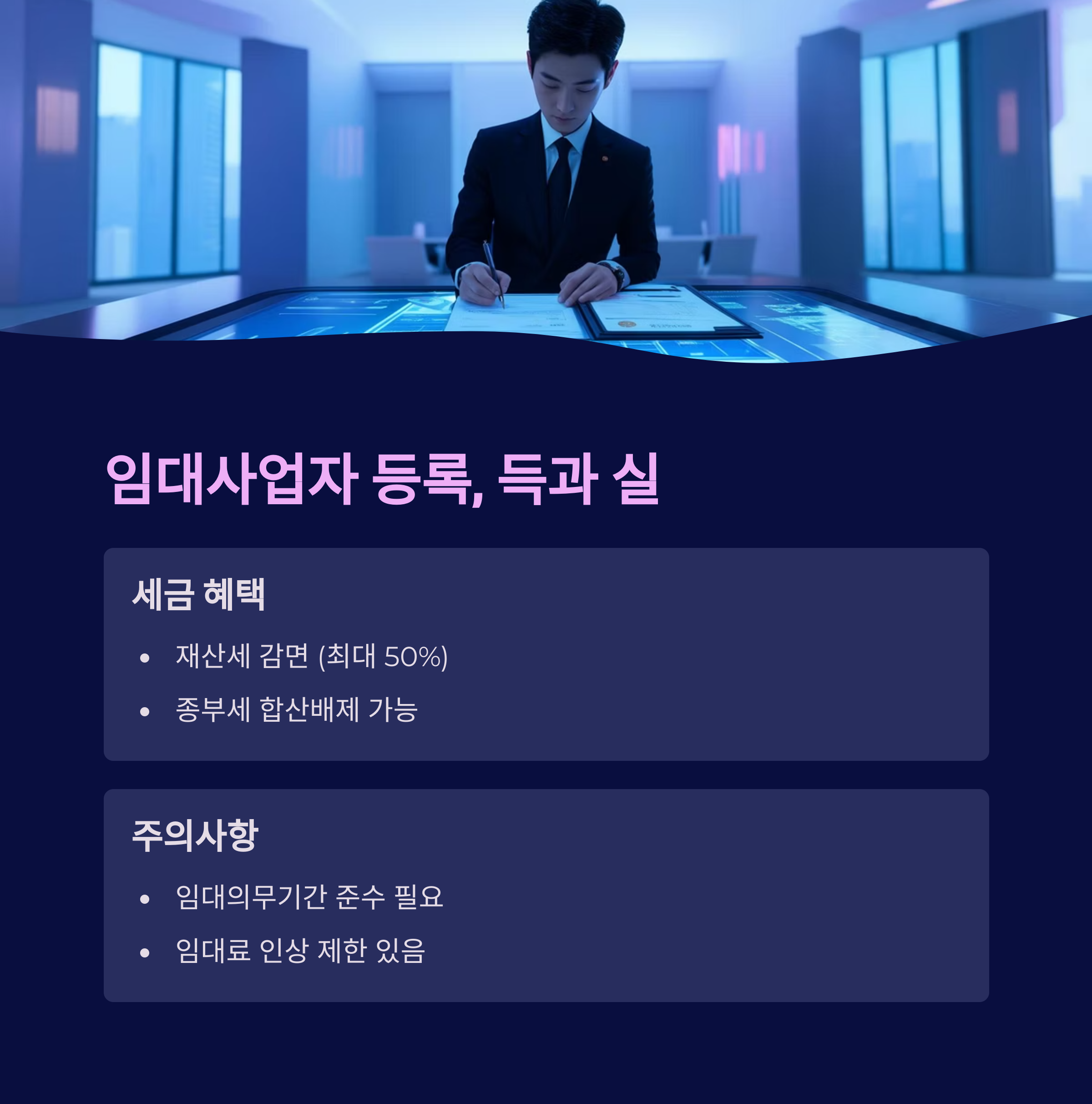 임대사업자장단점