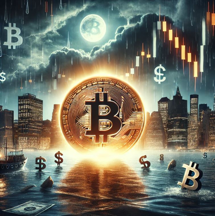 관세폭풍에 둘러 쌓인 비트코인