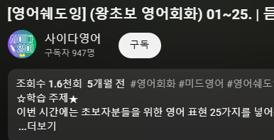 영상안에서 구독