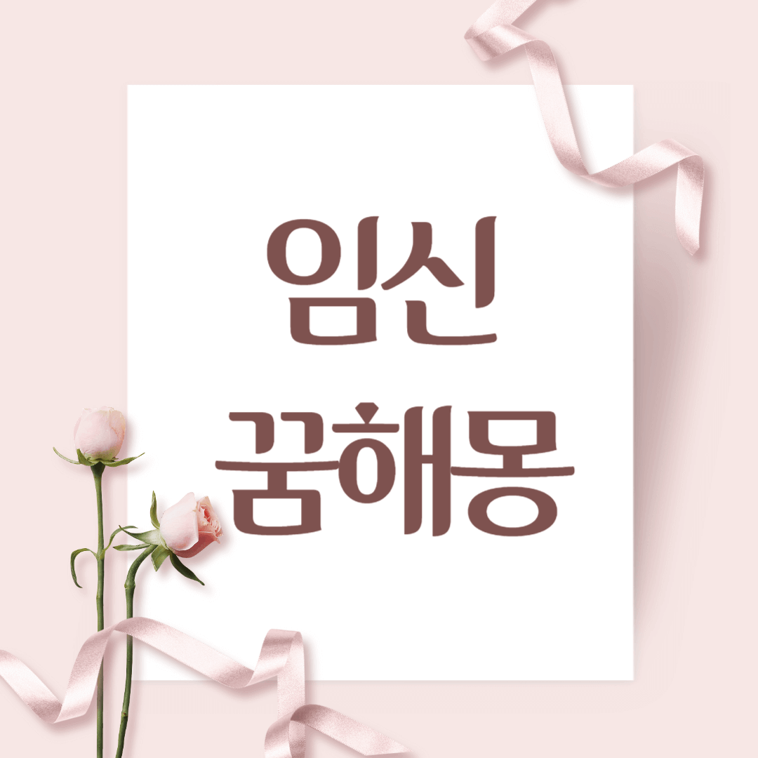 임신꿈해몽